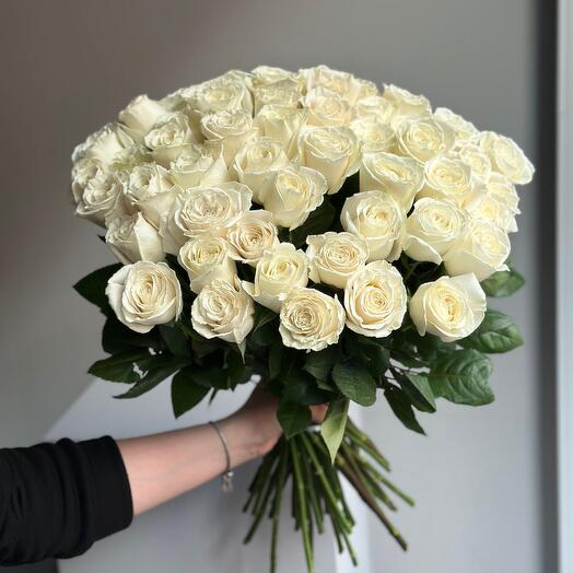 Букет белых роз