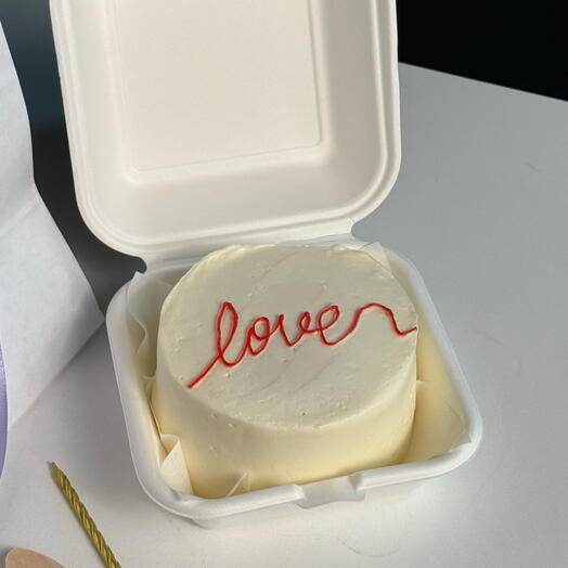 Бенто торт love