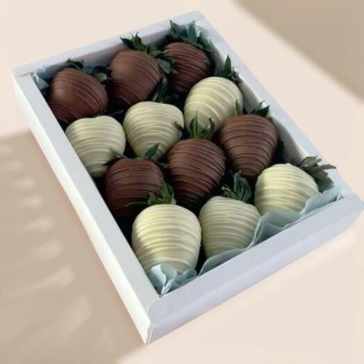 "Классика" клубника в шоколаде набор 0/12