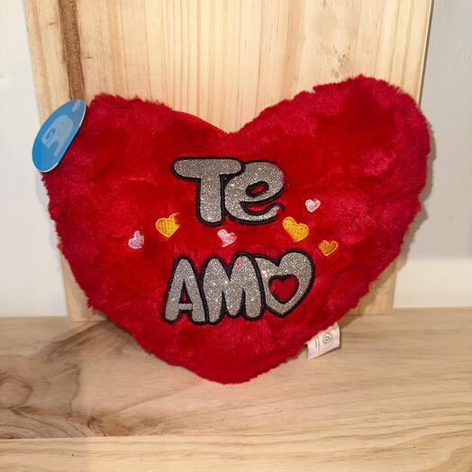 Peluche corazon Te amo 🩷