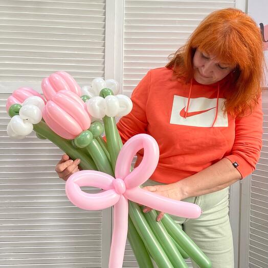 Букет из цветов-шаров 7шт