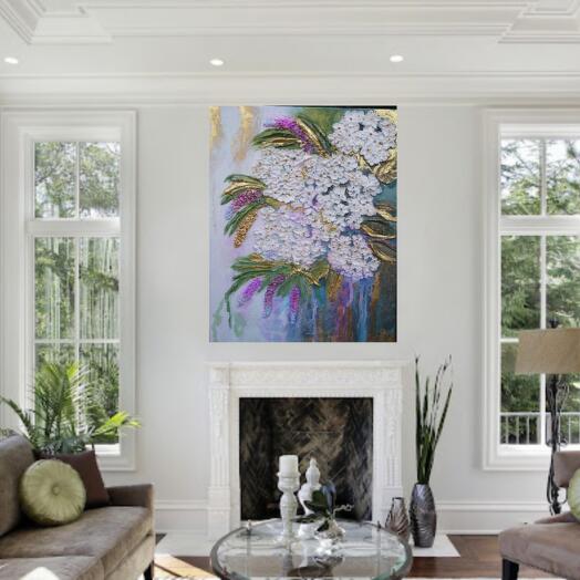 Картина "Летний сад"