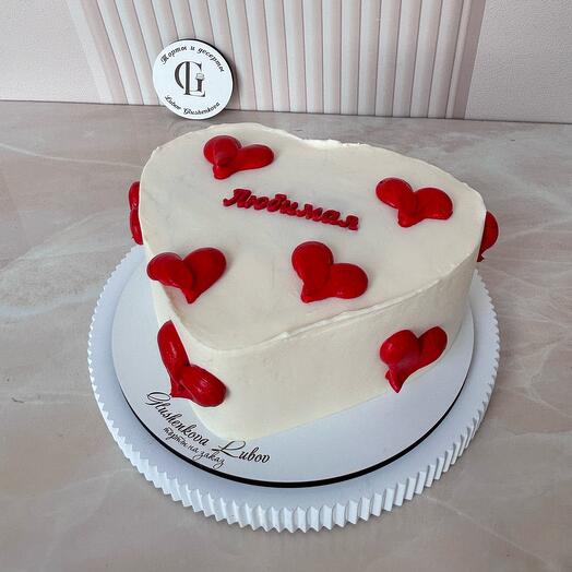 Торт Шоколадная вишня для любимого человека ко Дню всех влюбленных️