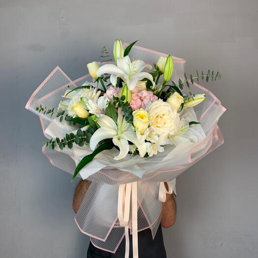 Букет 343 🌸 «Розовый Вальс» 🌸