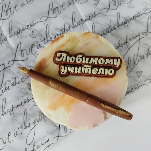Бенто торт с шоколадным тематическим декором