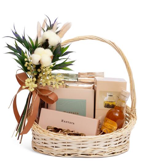 Корзина чайная «Секреты ценителя» Кантата