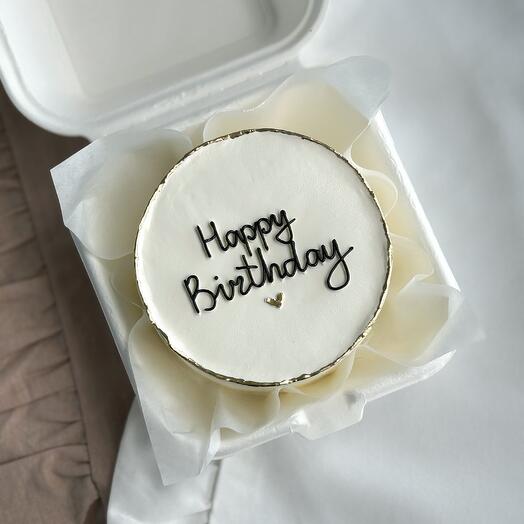 Бенто торт на день рождения «happy birthday» другу / подруге/ брату / сестре / жене / мужу / сестре / брату / папе / маме