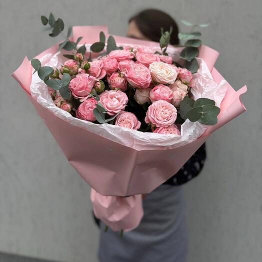 Букет из кустовой розы 🌸