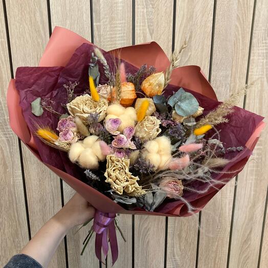 Осенний букет из сухоцветов 🧡💐
