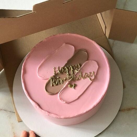Мега бенто розового цвета "happy birthday "