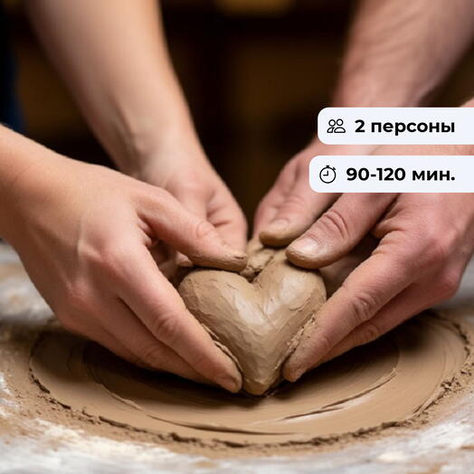 Тепло рук.  Гончарное свидание в студии керамики
