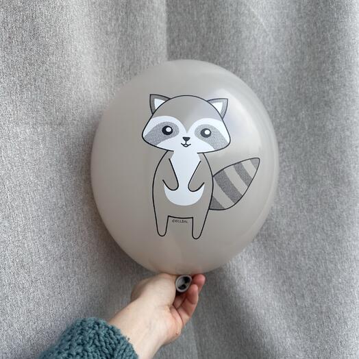 Шар детский «енот»