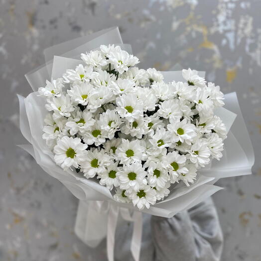 🌷Букет "Романтик" из кустовых ромашек