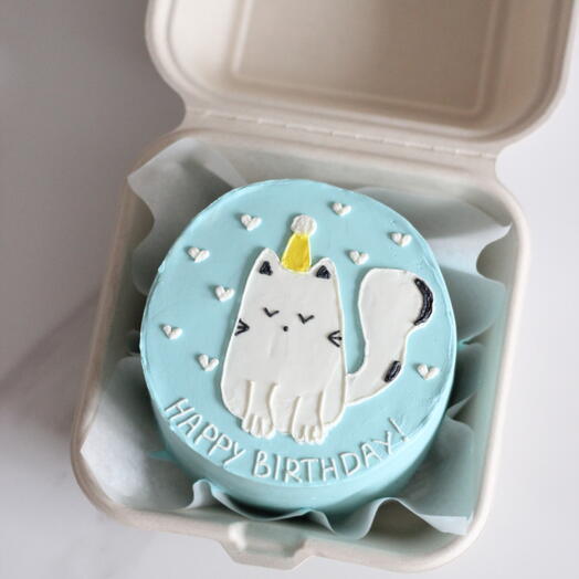 Бенто котик happy birthday