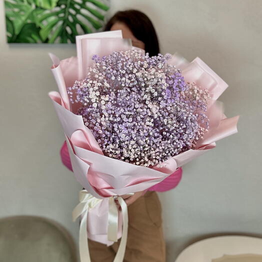 Розово-сиреневые гипсофилы 💘