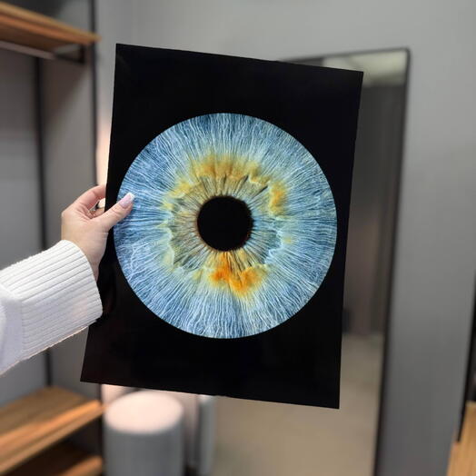 Одиночная фотосессия радужки глаза А3