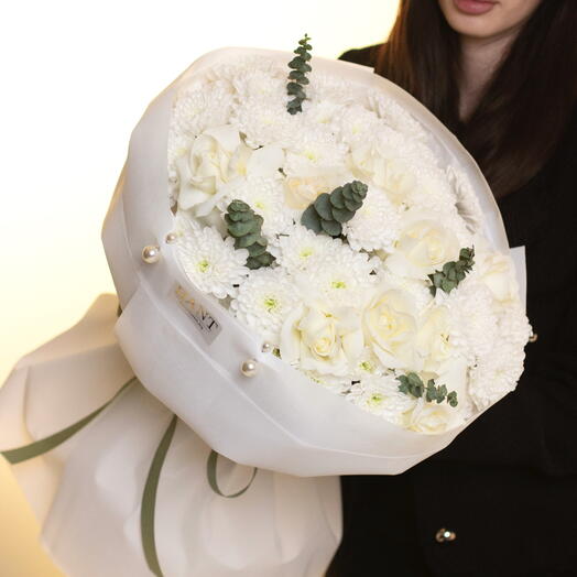 Белый букет