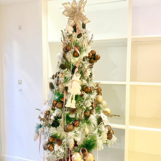 Ёлка 150 см в стиле Dark Chocolate в единственном экземпляре