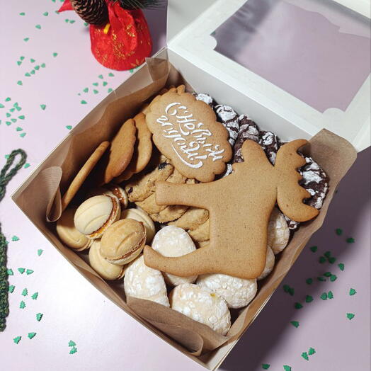 Новогодний набор печенья макси