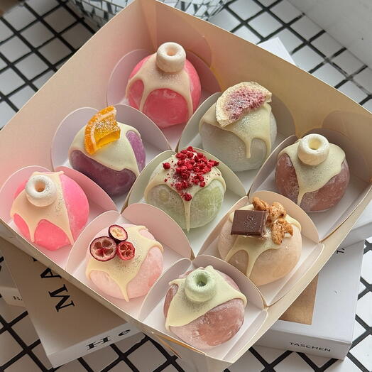 Набор моти ассорти из 9 штук в подарок подруге, коллеге, любимой девушке