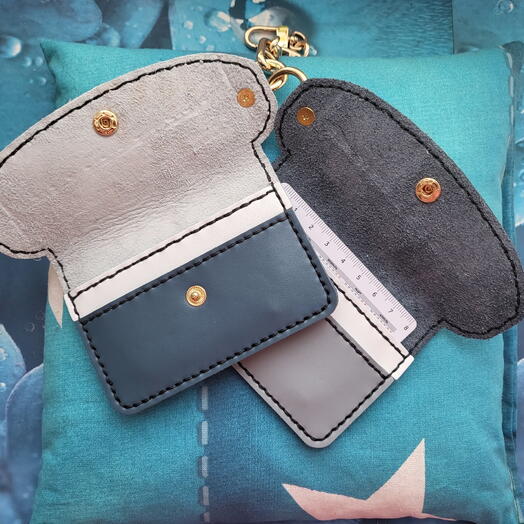 Двойной (парный) картхолдер, кошелек (ручная работа)