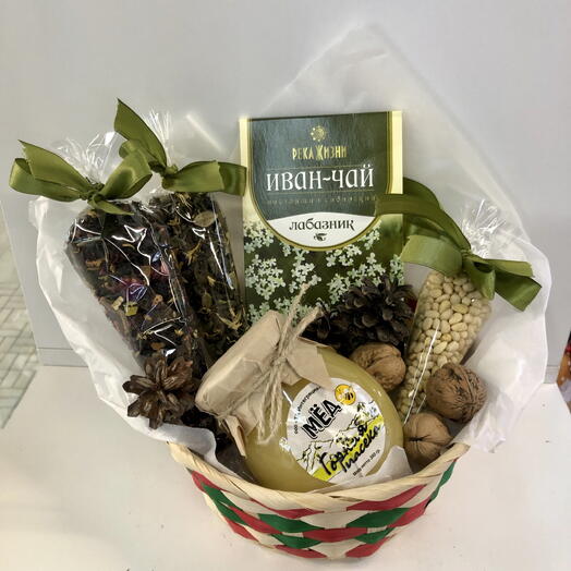 Корзина ,, Капсула дикой природы,,🌳🍯☕️️