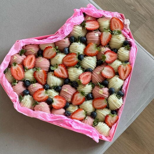 Клубника в шоколаде «нежное сердце» xxl