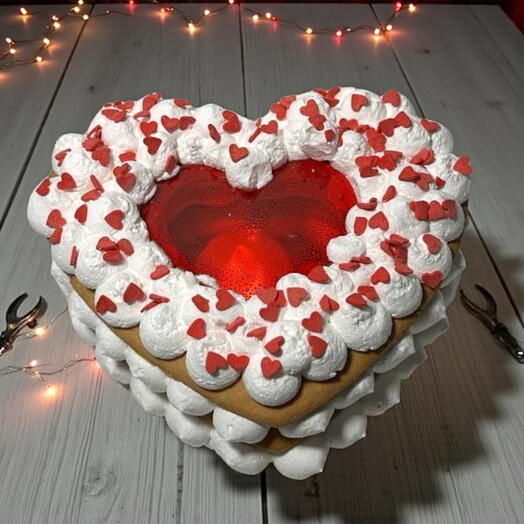 сердце светящееся. Торт валентинка. Торт сердце. На 14 февраля.день влюбленных. Цвет крема на выбор