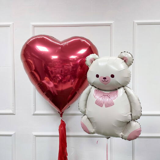 Фольгированная фигура Сердце 81 см