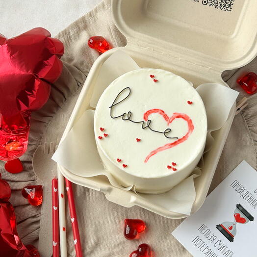 Бенто торт на 14 февраля