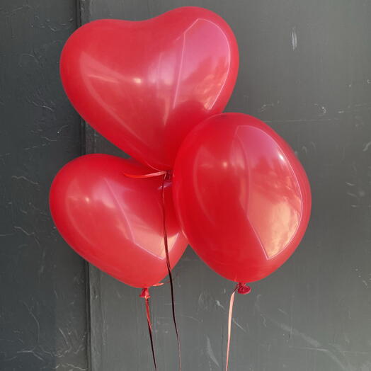 Три шарика «Сердечко»️