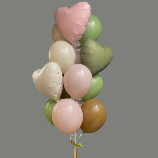 Фонтан для девушки, жены, мамы. Букет из шаров на День Рождение, на свадьбу, 14 февраля , 8 Марта "Лето"