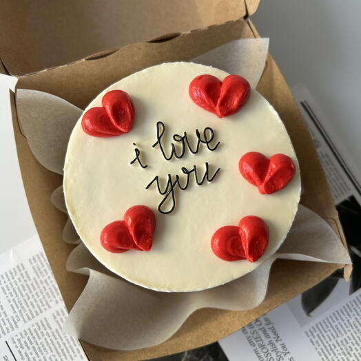 Бенто торт I love you