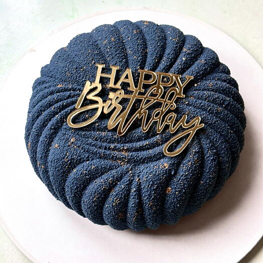 Муссовый торт Happy birthday