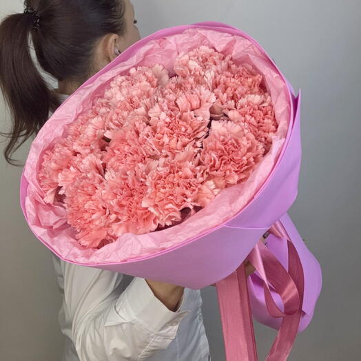 Розовые диантусы