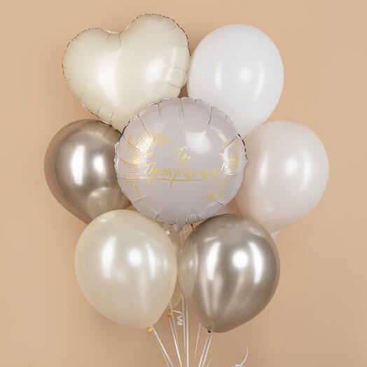Набор шаров с гелием для девушки на 8 марта