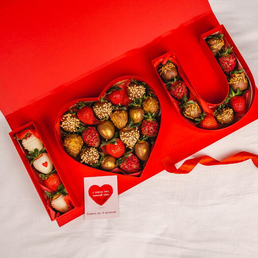 Клубника в шоколаде «I love U»