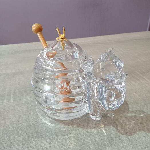 Баночка для меда с мишкой