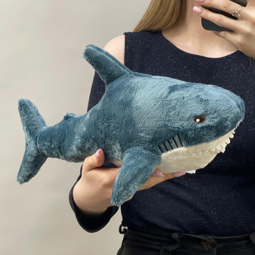 Акула игрушка мягкая 40см