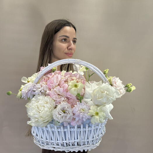 Композиция в корзине «Ароматное Поле» 👼