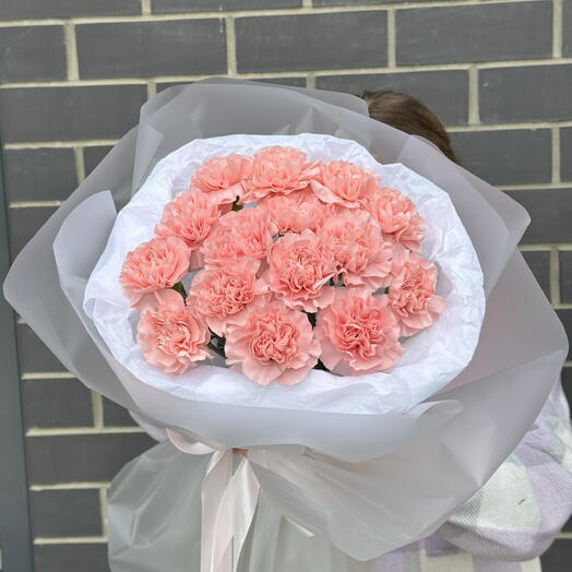 Нежный букет из диантусов 🌸