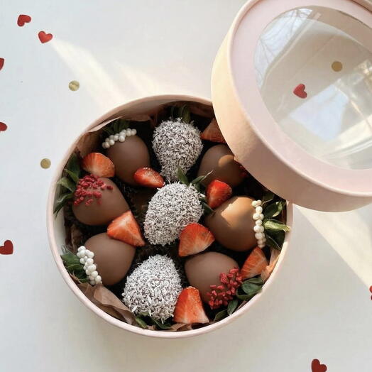 Набор клубники в шоколаде callebaut