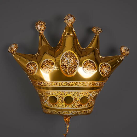 Шар фольгированный, Корона золотая, 64 см