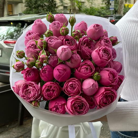 Misty Bubbles spray roses S size