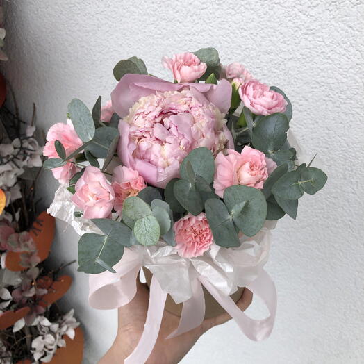 🩷Невероятный комплимент с пионом Bloom Room розовый