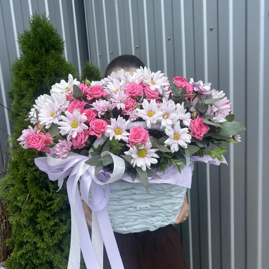 Корзина  с цветами 💐