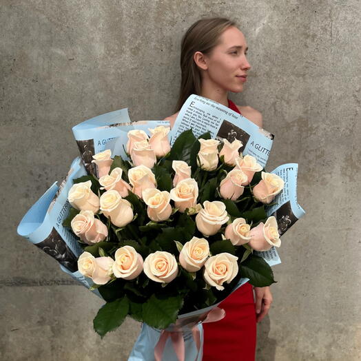 Букет роз 25 шт🌸