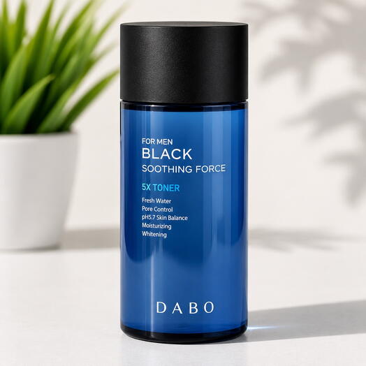 Мужской тонер DABO For Men Black Soothing Force 5X
