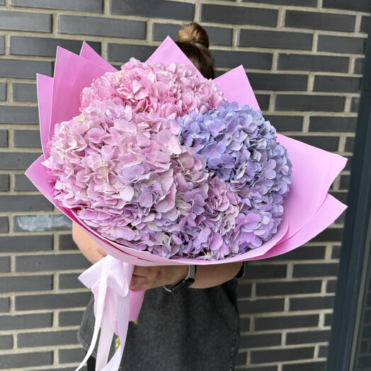 WOW дофаминовый букет🌸Гортензия в букете «Очарование»