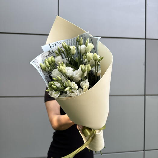 Авторский букет из стойких эустом 💐💐